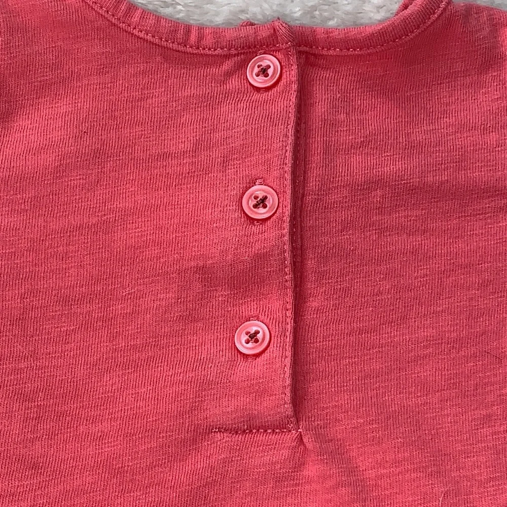 Gymboree Baby Coral Dress 3-6M Long Sleeves EUC